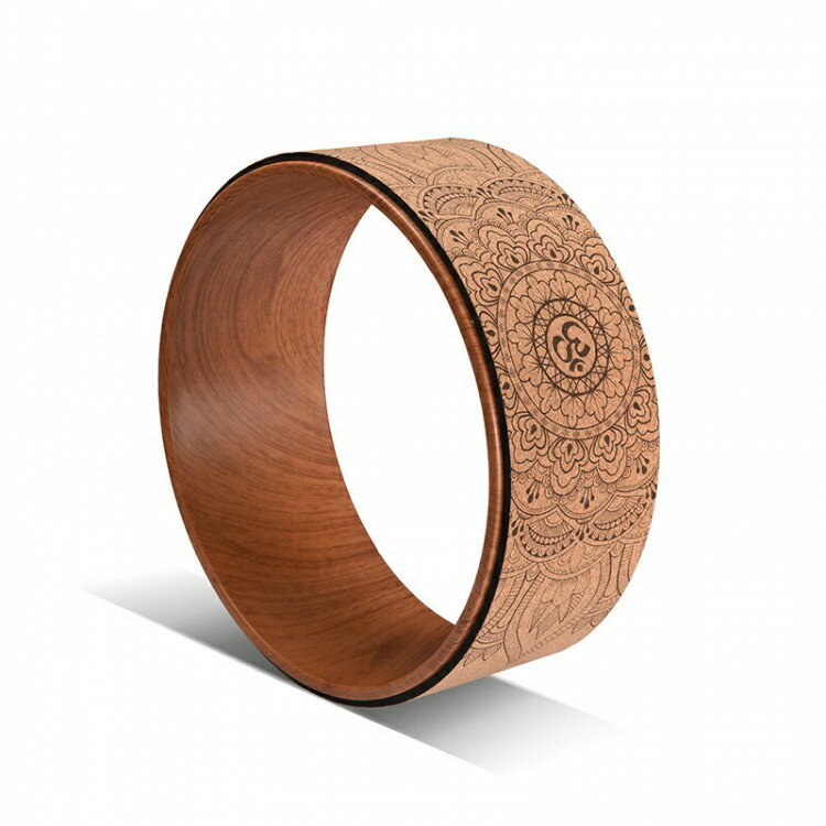 ヨガホイール 直径34cm 幅14cm ヨガリング ヨガストラップ ポーズ補助 背中ストレッチ トレーニング エ..