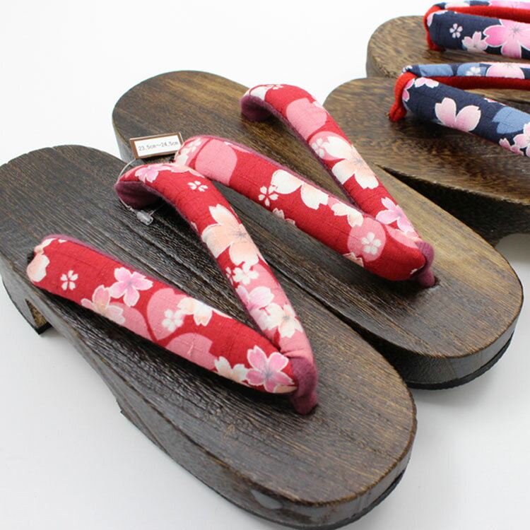 下駄 レディース 焼桐 桜 ゆかた 履物 浴衣 げた 夏 ゲタ やわらか鼻緒 婦人