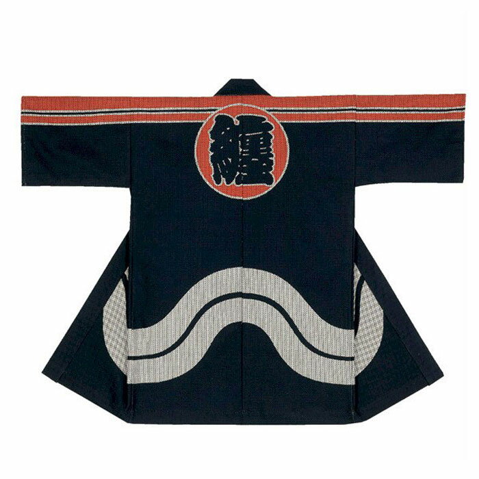 法被 ロング 長半纏 長い 刺子 厚地 纏 はっぴ ハッピ 祭 メンズ レディース (s崖9428) よさこい まつり 祭り 大人 袢纏 消防 火消 取寄せ商品