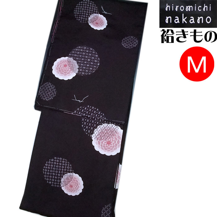 着物 小紋 袷 ナカノヒロミチ hiromichi nakano 菊 水玉 ブランド 洗える着物 仕立上がり 婦人 女性 レディース プレタ