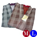 二部式 着物 袷 M L 江戸小紋 市松格子 洗える着物 仕立上がり 婦人 女性 レディース プレタ