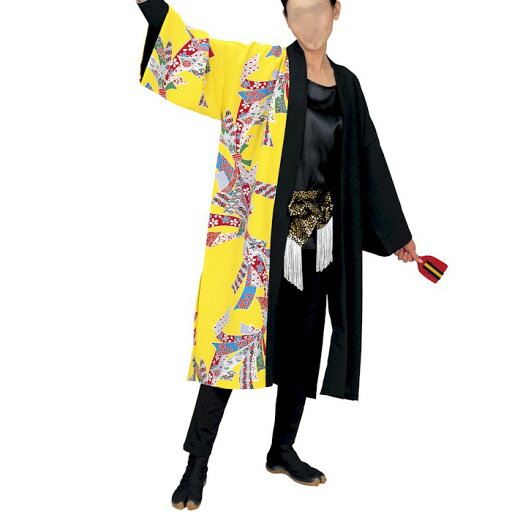 法被 ロング 長半纏 長い 黒 黄 熨斗目 はっぴ ハッピ 祭 (o先7482) よさこい 衣装 祭り まつり 大人 袢纏 取寄せ商品 法被 ロング 長半纏 長い 黒 黄 熨斗目 はっぴ ハッピ 祭 (o先7482) よさこい 衣装 祭り まつり 大人 袢纏 取寄せ商品