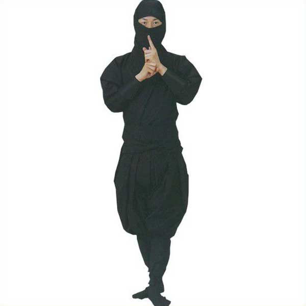 忍者 衣裳 仕立上り （s8332） にんじゃ 時代劇 舞台 時代衣装 踊り コスプレ ステージ 宴会 パーティー かくし芸 かぶりもの 取寄せ商品