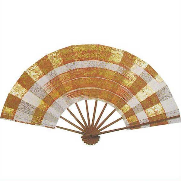 舞扇子 尺舞 日本製 手押し箔 朱 （te435） 扇子箱付 舞踊 扇子 舞扇 踊り 日舞 せんす よさこい 扇 取..