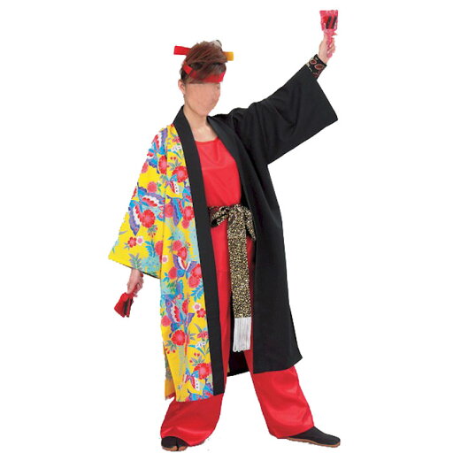 法被 ロング 長半纏 長い 黄 黒 蝶 はっぴ ハッピ 祭 (o先7604) M L LL よさこい 衣装 祭り まつり 大人 袢纏取寄せ商品 法被 ロング 長半纏 長い 黄 黒 蝶 はっぴ ハッピ 祭 (o先7604) M L LL よさこい 衣装 祭り まつり 大人 袢纏取寄せ商品