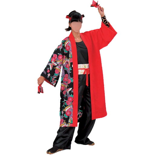 法被 ロング 長半纏 長い 黒 赤 蝶 はっぴ ハッピ 祭 (o先7605) M L LL よさこい 衣装 祭り まつり 大人 袢纏 取寄せ商品 法被 ロング 長半纏 長い 黒 赤 蝶 はっぴ ハッピ 祭 (o先7605) M L LL よさこい 衣装 祭り まつり 大人 袢纏 取寄せ商品