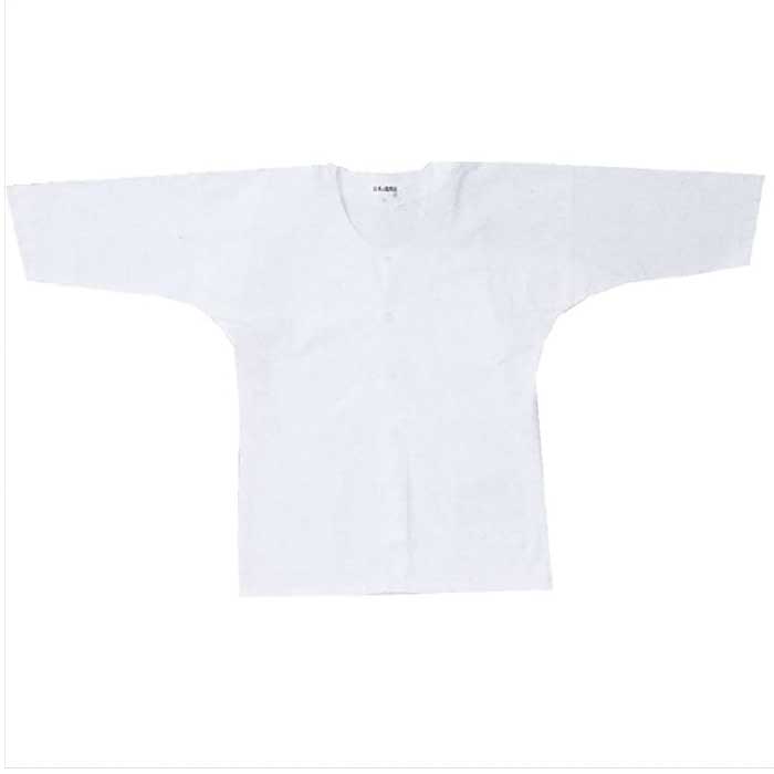鯉口シャツ 白 無地 厚地 鯉口 シャツ 祭 (s690) 祭り まつり 大人 衣装 だんじり 衣裳 XL LL 2L XXL 3L 取寄せ商品 1点までメール便可