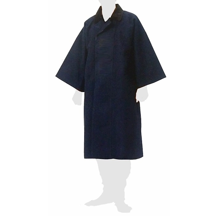 法被コート 法被 半纏 コート 袢天 刺子 濃紺 祭り 祭り用品 (s575) まつり 袢纏 はんてん 上着 取寄せ商品