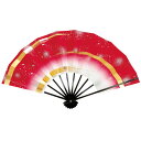 舞扇子 赤 金 扇子箱付 日本製 日本舞踊 (o舞2273) 舞踊 扇子 舞扇 踊り 日舞 せんす よさこい 扇 取寄せ商品