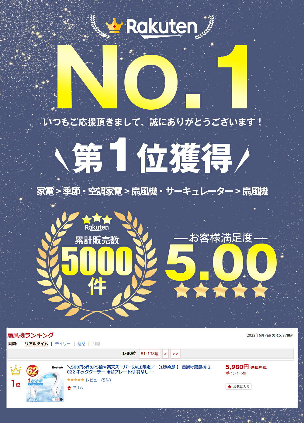 【お買い得！★クーポンで4,333円】 楽天1位 首掛け扇風機 2025 ネッククーラー 冷却プレート 冷感 ひんやり ペルチェ 360°送風 4000mAh大容量 首かけ扇風機 ネックファン くびかけ扇風機 ミニ扇風機 ポータブル 軽量 ハンズフリー 扇風機 ギフト 送料無料 画像2