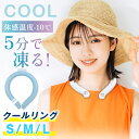 【最安値挑戦★クーポンで最安398円】アイスネックリング ひんやり 冷感 ネッククーラー 大人 28℃ S M L 3サイズ 男性 子供 大人用 冷感リング ア...