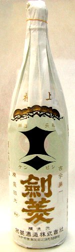 ●清酒 ●容量/1.8L ●極上黒松剣菱は熟成貯蔵したお酒です。 ●濃醇〈極〉旨口 ●剣菱酒造株式会社(神戸市)