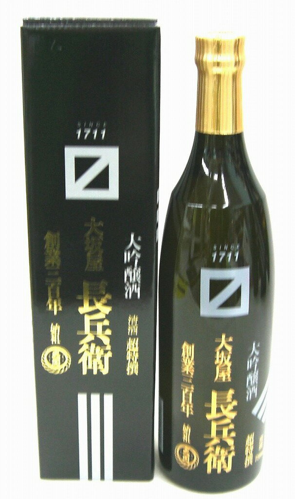 超特選 大吟醸酒 大坂屋長兵衛720ml取寄せの場合5日位かかります。