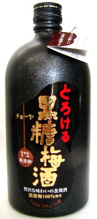 チョーヤ とろける「黒糖梅酒」 720ml