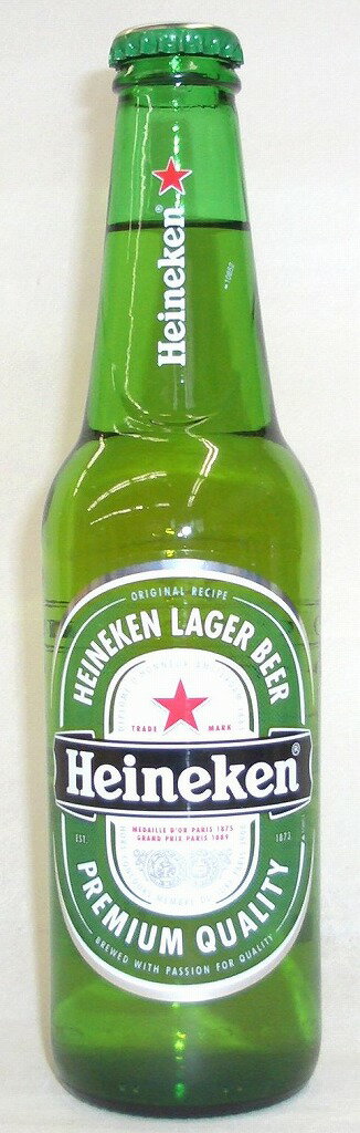 Heineken　LAGAR　BEER　ハイネケン瓶　330ml　24x1ケースダンボール箱入り（瓶使い捨て）