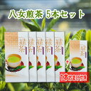 お茶 緑茶 八女茶 ワンコイン 煎茶5本セット 100g 5袋セット＋1本おまけ 煎茶 お茶葉 茶葉 送料無料 深蒸し茶 福岡 日本茶 茶葉 急須 国産 八女 煎茶 通販 産地直送 リーフ お得 お土産 贈り物 送料無料