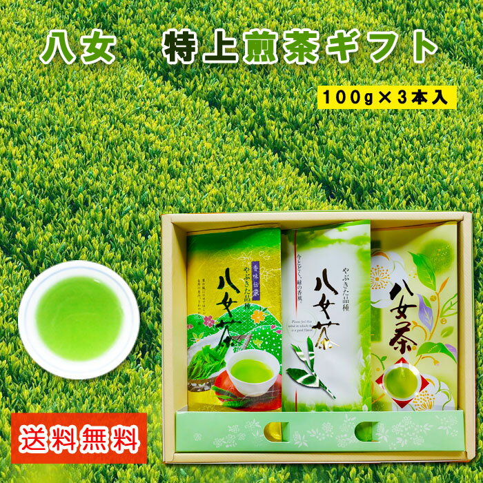 送料無料 特上煎茶100g 特上煎茶100g 八十八夜摘み上煎茶100g 3本箱入 特上煎茶ギフト甘味 渋み 特上 八女茶 煎茶 八十八夜 緑茶 福岡 八女 特上煎茶 贈り物 お歳暮 こだわり 御中元 父の日 母の日 敬老の日