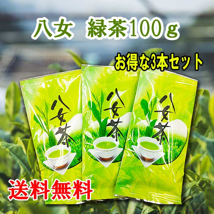 お茶 八女茶 緑茶 100g 3袋セット お茶 緑茶 煎茶 送料無料 深蒸し茶 福岡 八女 日本茶 茶葉 お茶葉 急須 国産 通販 煎茶 産地直送 リーフ お得 お土産 贈り物 送料無料 無添加 業務用 中性脂肪 お茶 1000円ポッキリ 送料無料 買い回り