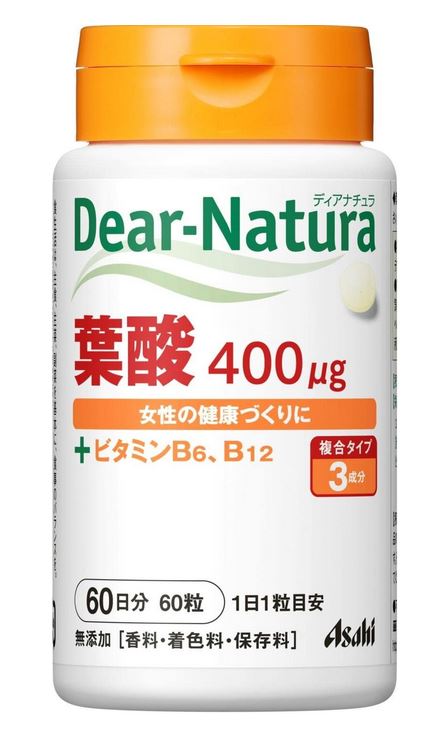 アサヒ ディアナチュラ 葉酸 60粒(60日分) 6個セット【送料無料】