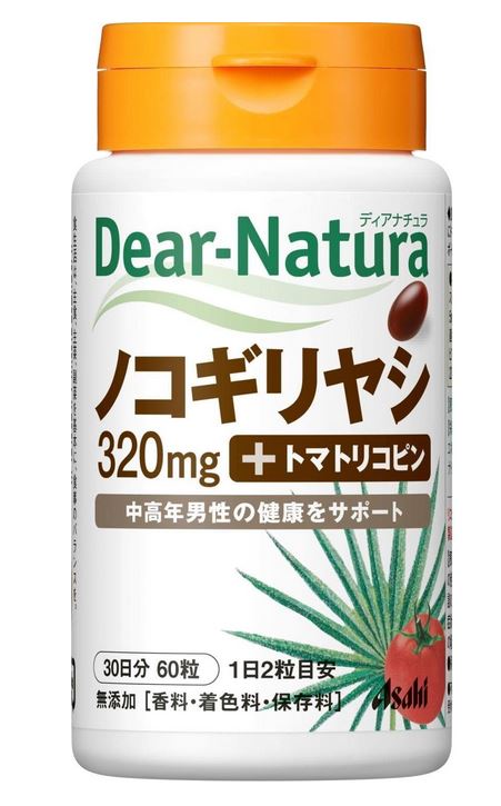 アサヒ ディアナチュラ ノコギリヤシ with トマトリコピン 60粒(30日分) 8個セット