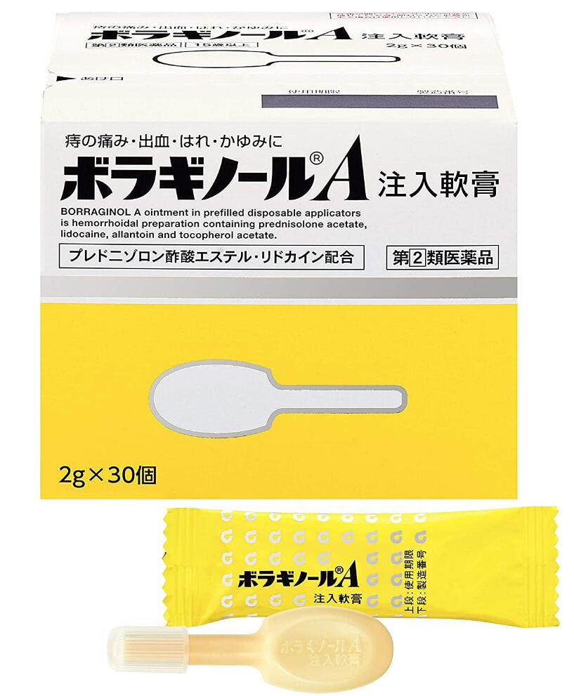 【第(2)類医薬品】天藤製薬 ボラギノールA 注入軟膏（2g×30個）4個セット【送料無料】