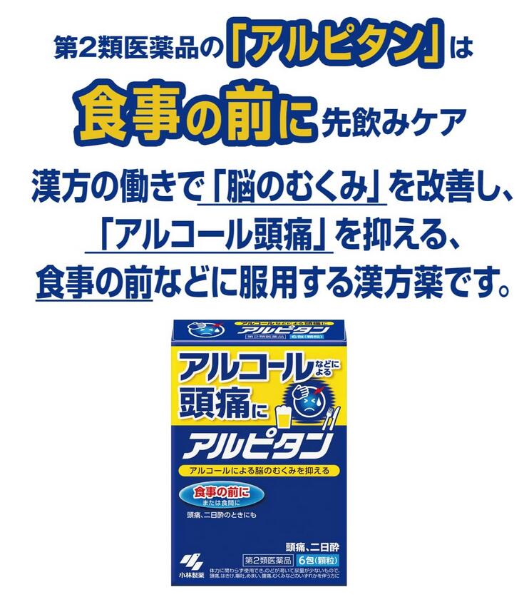 【第2類医薬品】小林製薬 アルピタン 6包【ネコポス発送/5個まで可】 3