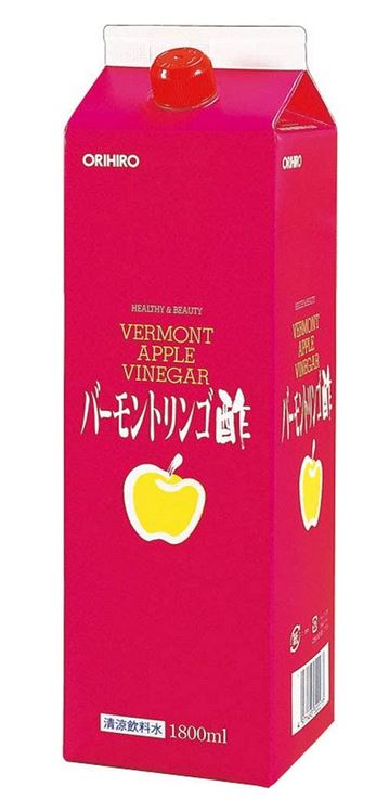 オリヒロ バーモントリンゴ酢 1800ml 6本セット【送料無料】