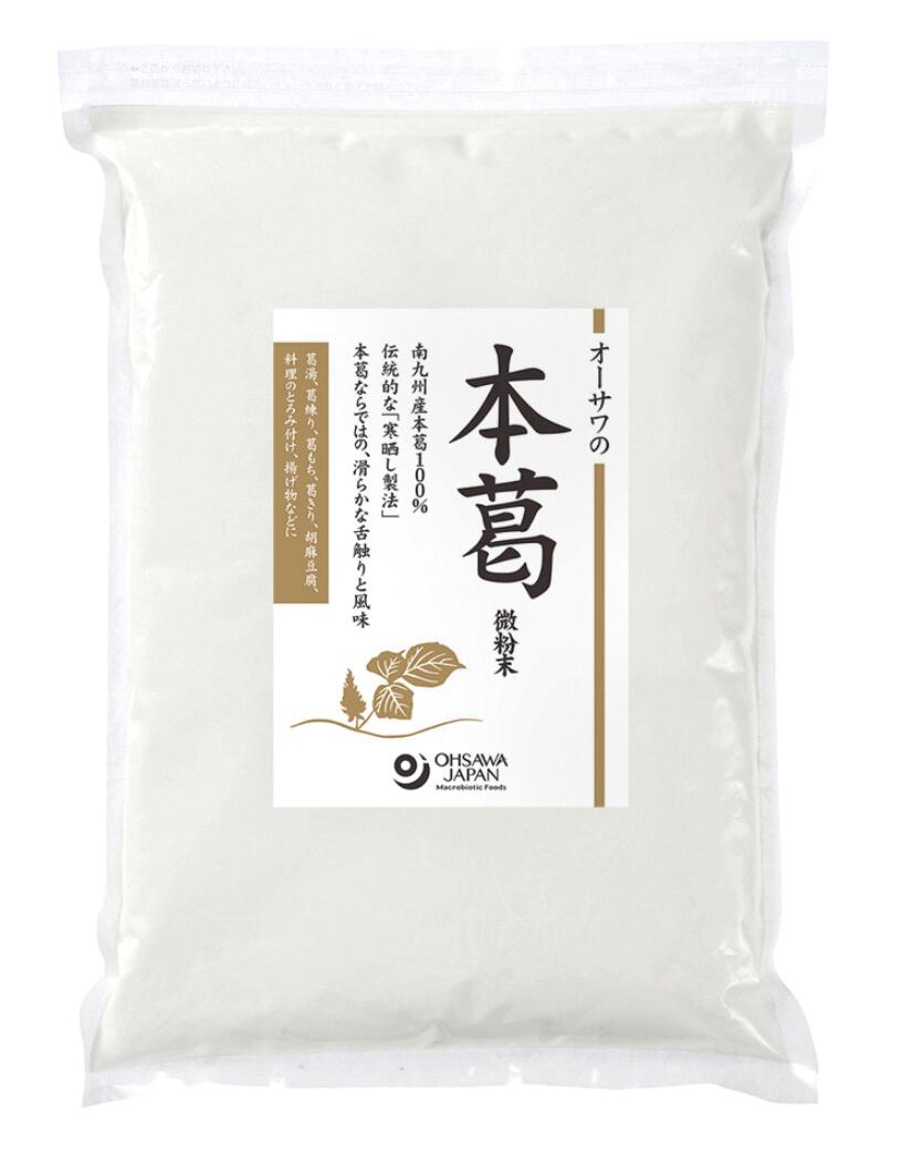 オーサワの本葛（微粉末）1kg 6個セット【送料無料】