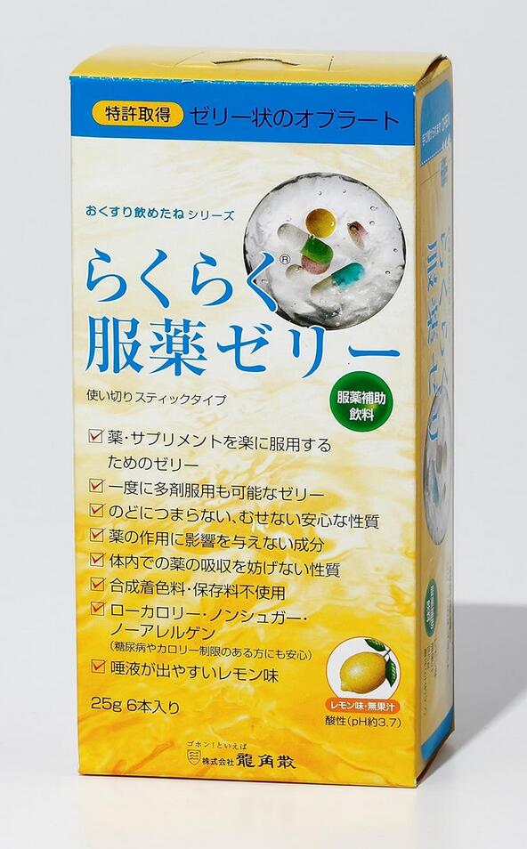 龍角散 らくらく服薬ゼリー スティックタイプ(25g×6本)3個セット
