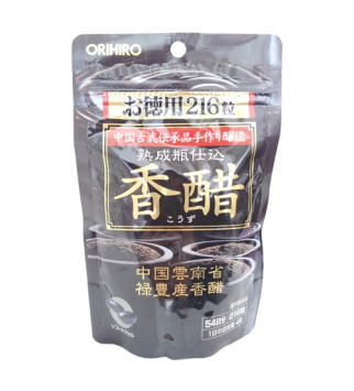 オリヒロ 香醋カプセル 徳用 216粒(54日分) 5個セット 【送料無料】 香酢
