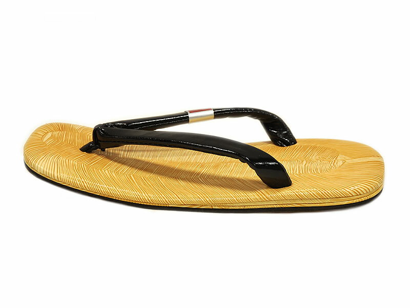 男物　牛革 黒鼻緒　雪駄　LLサイズ　-畳風ビニール表-　[ 0602-180 ]　着物 きもの 男性 メンズ お正月 新年会 オールシーズン 御召し アンサンブル カジュアル お茶席 和小物 履物 牛革 せった