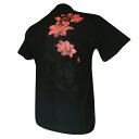 工房倭人　和柄Tシャツ　- 花魁 Oiran - W-003　S/M/L/LL/3Lサイズ　[ 1604-1981 ]　男女兼用 メンズ レディース 夏 半袖 カジュアル ..