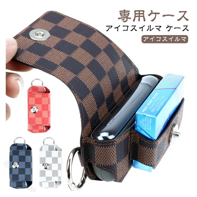 アイコスイルマ専用ケース アイコスイルマ ケース 肌触りのよい上質PUレザーを採用し、実用的かつ高級感に溢れています。ケースのグリップ感と使い勝手はもちろん、生活キズや汚れなどからアイコス本体をしっかりと守ります。アイコスイルマ本体とヒートスティックをまとめて収納でき、バラバラになる心配がありません。 ケースに入れたまま充電可能 アイコスイルマ本体だけではなく、ヒートスティックも収納可能です。ケースにいれたままでスムーズに取れる設計となっています。マグネット仕様で開閉は超気楽 また、ケースに入れたままで充電、電源のON&amp; も操作可能でバッテリー残量も確認可能です。 持ち運びは便利 携帯に便利なカラビナ付きなので、より手軽に持ち運べます。ベルト通しやかばんに掛けてもOK 大活躍 年齢・男女問わずお使いいただけるケース。プレゼントにも大変喜ばれるものですよ 自分用だけでなく誕生日や記念日、クリスマスやバレンタインなどイベントでのギフトにも 適です。 サイズ F サイズについての説明 ※商品のサイズは手作業で測定させて頂いておりますので、若干の誤差があります。 素材 PU 色 ブラウン レッド ブラック ホワイト 備考 ●サイズ詳細等の測り方はスタッフ間で統一、徹底はしておりますが、実寸は商品によって若干の誤差(1cm〜3cm )がある場合がございますので、予めご了承ください。 ●製造ロットにより、細部形状の違いや、同色でも色味に多少の誤差が生じます。 ●パッケージは改良のため予告なく仕様を変更する場合があります。 ▼商品の色は、撮影時の光や、お客様のモニターの色具合などにより、実際の商品と異なる場合がございます。あらかじめ、ご了承ください。 ▼生地の特性上、やや匂いが強く感じられるものもございます。数日のご使用や陰干しなどで気になる匂いはほとんど感じられなくなります。 ▼同じ商品でも生産時期により形やサイズ、カラーに多少の誤差が生じる場合もございます。 ▼他店舗でも在庫を共有して販売をしている為、受注後欠品となる場合もございます。予め、ご了承お願い申し上げます。 ▼出荷前に全て検品を行っておりますが、万が一商品に不具合があった場合は、お問い合わせフォームまたはメールよりご連絡頂けます様お願い申し上げます。速やかに対応致しますのでご安心ください。 原産国／製造国: 中国 指定された配送時間は承っておりません。 RAIRAISHOP