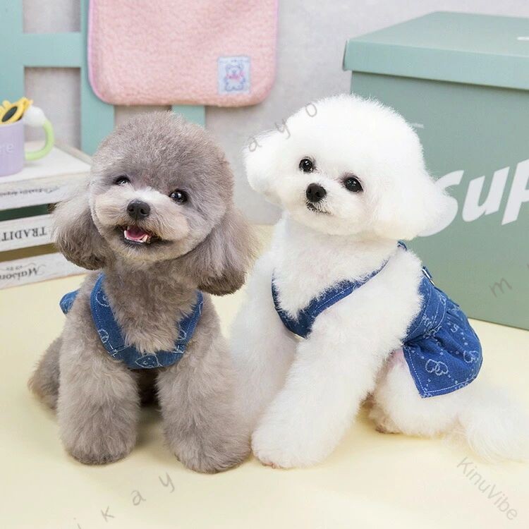 商品説明商品名フリンジエッジのパターンが魅力と優雅さを醸し出します。春・夏と長く着れ、毎日の着用に 適です。高品質のデニム生地で作られており、非常に柔らかく、快適で通気性に優れています。Dリング付きなので、お散歩、お出かけなどに大活躍♪♪♪チワワ、トイプードル、テリア、マルチーズ、パピヨン、ポメラニアン、ミニチュアなどの小型犬に適用します。素材デニム生産国中国サイズS~XXLセット内容ウェアハーネス注意PC環境・光の具合により、色や素材のイメージが写真と若干異なる場合がございます。モデル・写真に使用されている ・小物は別途記載が無い限り付属いたしません。商品に不良があった場合は、商品到着から5日以内にご連絡いただければご返金・交換対応させて頂きます。商品のサイズは、全て平置きにて外寸を測定しております。商品によっては+-0.5cm～1cmの誤差が発生してしまう場合がございます。該当商品は他店と在庫共有です。タイミングにより、在庫ズレが生じる場合がございます。予めご了承ください。 .犬服 デニム 春夏用 ハーネス 胴輪 は 小型犬 中型犬 に 適 な ドッグウェア キャットウェア です。柔らかい 素材 で 着脱簡単、引っ張り防止 機能 もあり お散歩 お出かけ や 記念撮影 にぴったり。可愛い ワンピース や Tシャツ タイプ の 洋服 も充実し S M L XL XXL の サイズ展開 で 多様な ペット に対応します。。 指定された配送時間は承っておりません。 KinuVibe