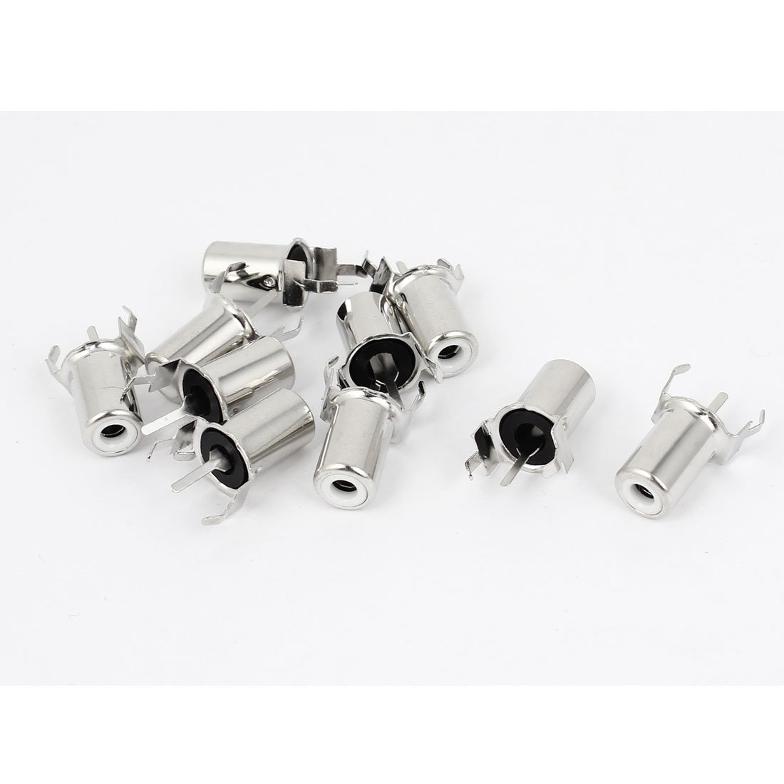 樂天商城 - ソケット オーディオ ビデオ コネクタ ホワイト シングル 基板実装 3.5mmメス 10個入り