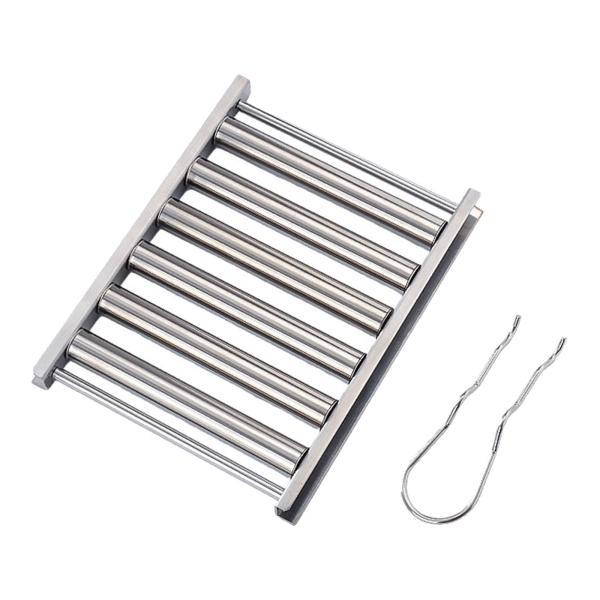 樂天商城 - ホットドッグローラー テフロン加工 ステンレス鋼 グリドル用 バーベキューツール ホットドッググリラー 18cmx14cm