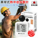 【即日発送!】熱中症計 熱中症指数計 WBGT 黒球式 高精度 温湿度計 時計表示付き アラーム機能 JIS準拠 熱中症対策 熱中症対策グッズ 厚生労働省 気温 湿度 輻射熱 コンパクト 携帯型 建設 工事現場 学校 幼稚園 保育園 高齢者施設 野外 屋外 熱中症対策 時計