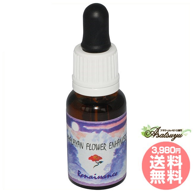 メーカー名 Himalayan Flower Enhancers シリーズ名 ヒマラヤンエンハンサーズ 商品名 ルネッサンス 原材料/品質 水・海塩・アルコール類・その他 内容量 15ml 賞味期限 パッケージに記載 製造者 Himalayan Flower Enhancers 生産国 オーストラリア 輸入者 ネイチャーワールド(株) 資料提供 ネイチャーワールド(株) 使用上の注意 ラベルのデザインが変更になる場合がございます。予めご了承ください。 本品は化粧品や医薬品ではありません。 効果は個人によって異なり、特定の効果を保証するというものではありません。 広告文責 ネイチャーワールド(株)(0364584550) キーワード Renaissance Q：フラワーエッセンスって何？ フラワーエッセンスは、花が持つ癒しを「エッセンス」というかたちで取り込む自然療法です。花や草木を育てたり触れたりすることによって「癒されたなぁ」と感じたことがある方もいるるのではないでしょうか。その「癒しエネルギー」を水に転写したものをフラワーエッセンスといいます。特に「癒し」が強かった「花」を中心に、動物や鉱石、自然環境などの様々な自然界の「癒しエネルギー」からフラワーエッセンスが作られています。フラワーエッセンスは欧米では日常レベルで根付いており、レスキュー隊などの常備品として使われていたり、薬局で売られていたりしています。 Q：フラワーエッセンスはいつから使われてるの？ 1936年にイギリスの高名な医師エドワード=バッチ博士により新しい療法として「フラワーエッセンス」は生み出されました。細菌学者であり病理学者でもあったバッチ博士は、患者の訴えに耳を傾けるうちに、従来の診断法・治療法に限界を感じ、「すべての病気を癒す方法」を模索するようになります。野生の植物に心や感情を癒す力に注目し、長い年月をかけ始まりの38種類からなる現在バッチフラワーレメディーと呼ばれるフラワーエッセンスを完成させました。 Q：フラワーエッセンスとアロマの違いは何？ 「フラワーエッセンス」という名前から花のエキスを抽出し、香りや色がついていると思う方が多いかもしれませんが、花の香りや色、味などは入っておりません。 アロマオイルは植物の「香りなどの成分」を抽出し芳香を楽しむものに対し、フラワーエッセンスは「癒しのエネルギー」を水に転写したものになります。 Q：誰でも使えるの？ フラワーエッセンスは他の薬や治療法と併用してお使いできます。アロマテラピーなどで使用する精油などには、妊婦や小さいお子様に使えない種類などがありますが、フラワーエッセンスにはありません。性別や年齢関問わず、小さなお子様からお年寄りまで全ての方、またペットまでお使いいただけます。ヒマラヤンエンハンサーズ ヒマラヤンエンハンサーズ ルネッサンス 再生。過去への感情的執着を手放す助けを ヒマラヤンエンハンサーズ 地球上で一番若い山脈、ヒマラヤ。ここは仏陀伝説の地であり、多くの聖人が悟りを開いてい ます。この聖地に咲き誇るピュアな花のエネルギーが私達の生命力と鼓動し、私達の中で眠っ ている仏陀(無条件の愛)を目覚めさせてくれる特性を有していることは、とても自然のように 思えます。そのエッセンスの本質は人生の中で不要なものを脱ぎ捨て、自分にとって本当に大 切なものだけに意識を向けて、エネルギーバランスを取り戻し、再び力強く人生を歩み出させ てくれるところにあります。グラガエッセンスが人気です。 再生。過去への感情的執着を手放す助けを 過去への感情的な執着を手放す手助けをします。外的な状況や条件に関わらず、どんな瞬間にも悟りの開花はあり得るのだと理解させてくれます。再生を示し、実態のないものすべてを手放し永遠の存在であったものの中に溶け込めるように。求道者にとって困難な時のサポートにオススメします。 このエッセンスは、魚座の満月のもとで作られました。 ブラジルのアラレタマレインフォレストエッセンスのサンドラ・エプスタインさんと一緒に制作されました ヒマラヤンフラワーエンハンサーズは、ピュアな花から作られたエッセンスです。自分にとって本当に大切なものに意識を向け、バランスを取り戻すよう促してくれます。