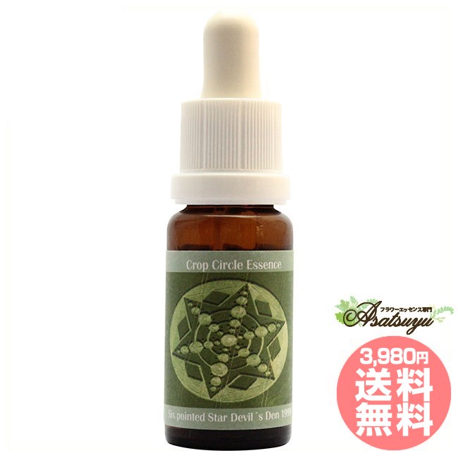 #25 Six-pointed Star, Devil's Den, UK 1999 コルテPHIエッセンス クロップサークルエッセンス フラワ..