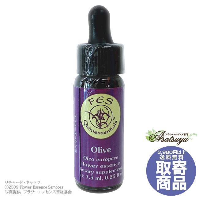 Rakuten - オリーブ(7.5ml) Olive FESフラワーエッセンス リサーチバッチ 取り寄せ キャンセル不可 フラワーエッセンス