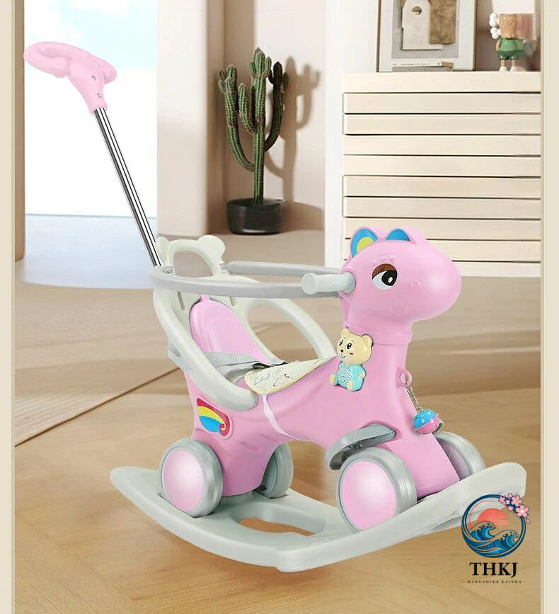 【全品2点で5%OFF】木馬 乗用玩具 おもちゃ 赤ちゃん歩行器 ベビーウォーカー 乳幼...