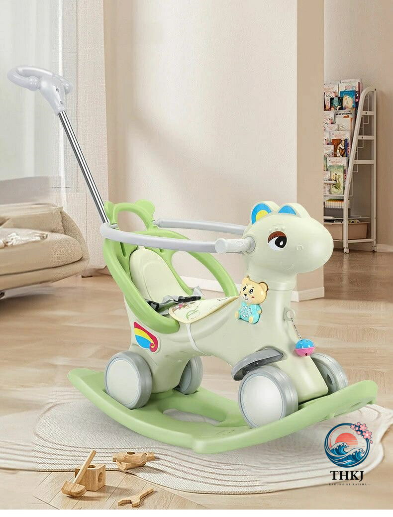 【全品2点で5%OFF】木馬 乗用玩具 おもちゃ 赤ちゃん歩行器 ベビーウォーカー 乳幼...
