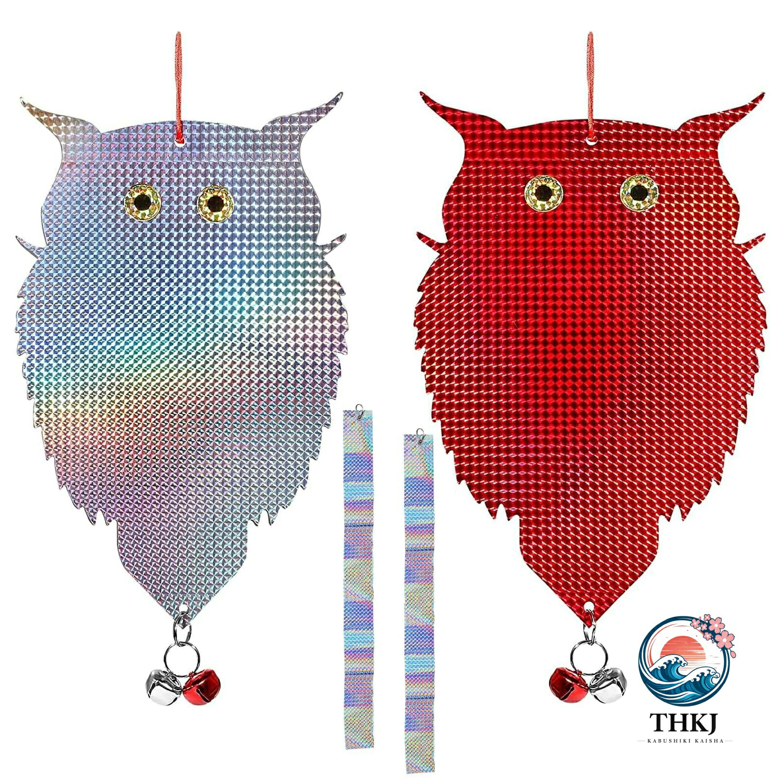 商品説明 　商品詳細 【ふくろうタイプの鳥よけ】フクロウは猛禽類で鳩などの鳥たちの天敵です、鳥たちには恐れられる存在なのです。反射菱形片の光への反射効果を利用して、風の中で反射光を揺らして。点滅するバンドは、鳥が嫌がる光の当て方をします。キラキラ撃退テープと風鈴も装備、「天敵、光、音」の3つの効果により、鳥たちが来るのを防ぎます。置くだけで、鳩、カラス、小鳥などを怖がらせることで寄せ付けません。鳥の糞、鳥のさえずり、庭や畑を荒らす鳥を心配する必要はない！ 【耐久性・鳥よけ抜群】耐候性が優れている材料を使い、柔軟性抜群高品質の素材で、風雨や、直射日光にも強く破損しにくいため長くお使いいただけます。すべての季節に使用することができます。本製品は取り外す可能な鈴が付属しています。鳥たちが鋭い音を怖がっています。風とフクロウと光るノックアウトテープとの音の組み合わせによる、鳥よけ効果を最大限に発揮します。様々な種類の鳥類や動物に適し、ハトや鳥類の効果的な抑止力となり、営巣、ねぐら、糞尿の問題を解決します。 【簡単設置】必要に応じて組み立てることができ、異なる組み合わせに延長したり短縮したりすることができ、取り付けたらそのまま掛けて使うことができます。風が吹くとベルと反射シールが一緒に揺れます。最良の結果を得るには、直射日光と微風のあるシーンで使用すること。フクロウは両面が異なる色で、光の反射も異なる。 鳥の適応を防ぎ、鳥よけ効果が長期間持続します。ご注意:鈴は近所迷惑になる恐れもありますので、住宅街でお取り外してご使用ください。 【多種類の適用シーン】 本製品は鳥が傷をつけない前提で鳥よけできます。取り付けるだけでご使用いただける商品ですので持ち運びも便利で場所も選ばずどこでもご使用いただけます。ゴミ置き場、ベランダ、庭、果樹園、畑、ビル、道路、公園、飼養工場、漁港、ゴルフ場、道の駅、神社等皆様の生活に関わる様々な場所で活用されています。スズメ、ハト、カラスなどの鳥の鳥の糞や鳥の鳴き声による悩みを減らし、害鳥による農作物への被害を効果的に回避することができる。 【商品仕様】フクロウ*2、キラキラ撃退テープ*2、鈴*4。複数の「フクロウ」を設置する場合は、一定の間隔を設けてください。干渉を防ぐために、異なる位置に設置することをお勧めします。効果がない場合は、設置位置や吊り下げ方を調整してみてください。適切な位置に設置することが大切なので、まずは位置調整を試みてください。 　関連キーワード 鳥よけ 鳩 鳥対策 グッズ 鳥 撃退 カラス対策 防鳥防獣対策 鳥除け 庭 ガーデン 屋外 ハト スズメ カラス ムクドリ ヒヨドリ プレゼント ギフト 贈り物 送料無料 　注意事項 ※画像はご覧になっているモニターやPCなどの環境により、実物と多少カラーが異なる場合がございます。 ※ページに記載の通りですが、製造時期や改良などによって仕様が若干異なる場合がございますので何卒ご了承下さい。 ※基本的には全国一律送料無料と対応させていただきますが、ご送付先は沖縄・北海道など離島の場合は2500円の送料をご請求させていただきます、ご注文後追加送料があります。 ※色味やサイズが異なるなどのクレームはご対応致しかねますので、ご了承ください。 ※商品のサイズは採寸方法によって、若干な誤差が生じる場合はあります。ご了承ください。 ※こちらの対応と商品について何かご不満がありましたら、「レビュー」を付ける前に一度ショップとご連絡してお願いいたします、ショップの誠意を持って最後まで対応させていただきます。 　品質保証 ◎※販売している商品は全て新品未使用です、倉庫から出荷前に検品必要ですので、箱を開封する場合もございます、予めご了承くださいませ。 ◎※初期不良の場合は到着後3営業日以内にご連絡ください。 ◎※初期不良の場合は写真や動画を送って下さい、確認後無料で新品交換もしくは御返金致しますのでご連絡下さい。 ◎※写真や動画を送っていただけない場合は技術者と確認できません、返品返金対応出来ない可能性が御座います、予めご了承くださいませ。