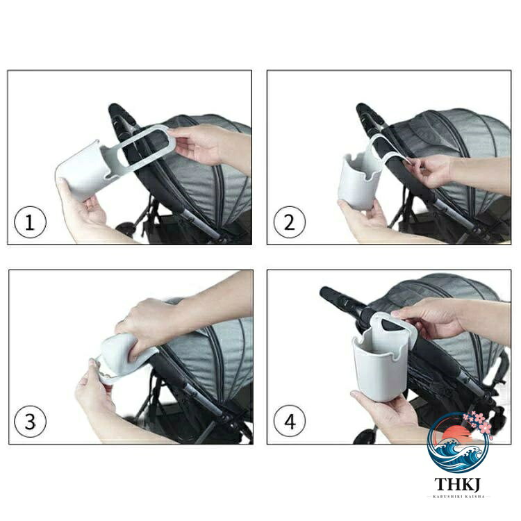 【全品2点で5%OFF】カップホルダー ベビーカー後付けボトルホルダー哺乳瓶ペットボ...