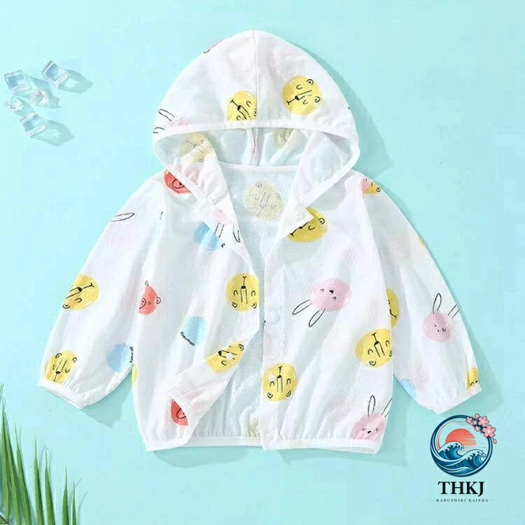 子供服 UV カットパーカー 綿 ジップパーカー パーカー 薄手 長袖 UV カット パー...
