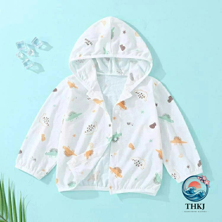 子供服 UV カットパーカー 綿 ジップパーカー パーカー 薄手 長袖 UV カット パー...