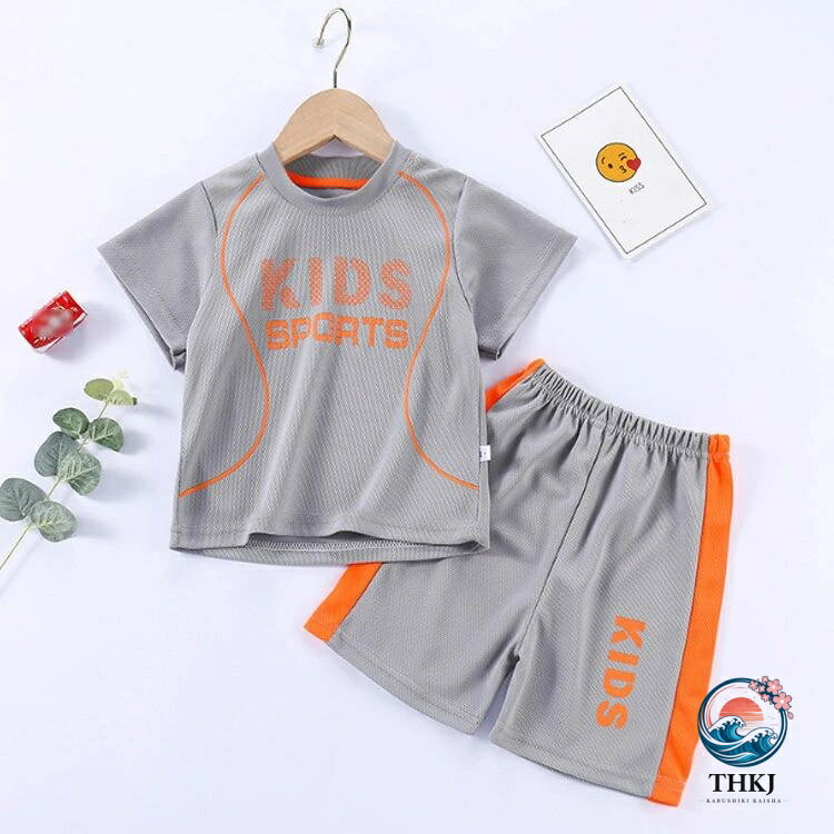 【全品2点で5%OFF】キッズ 半袖 ハーフパンツ 上下セット 吸汗速乾 涼しい セット...