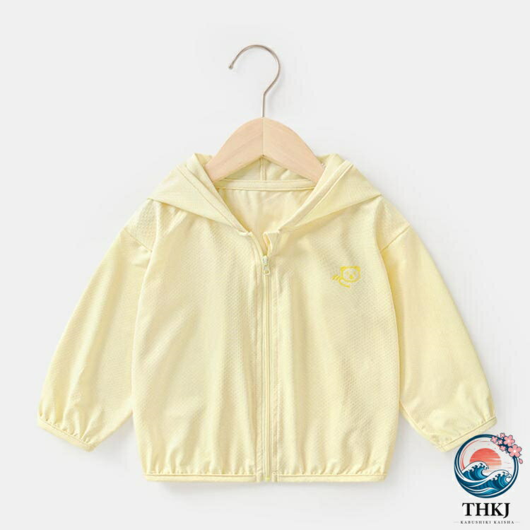 UV パーカー キッズ ベビー服 UV カットパーカー 子供服 ジップパーカー 長袖 薄手...