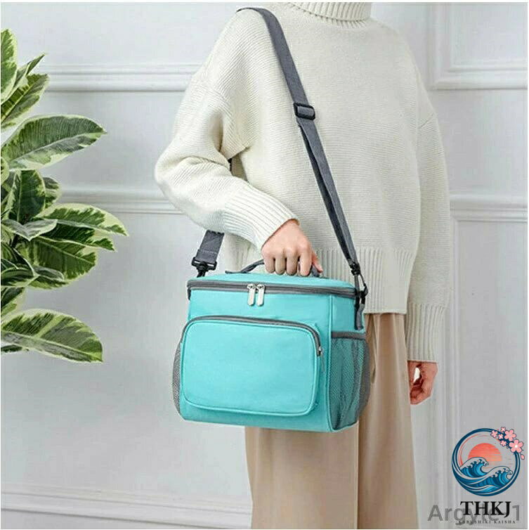 ASBEAUTEのアウトドア キャンプ 10L ソフトクーラーボックス 2WAY 仕様 保温バッグ しっかり保冷 保冷バッグ 大容量 クーラーバッグ｜アングル3