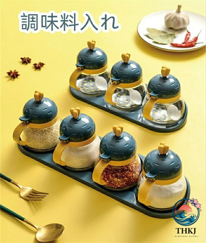一人暮らし 4 点 贈り物 調味料入れ スパイス容器 結婚祝い 収納 おしゃれ オシャレ 調味料ポット 砂糖 プレゼント 雑貨 スプーン